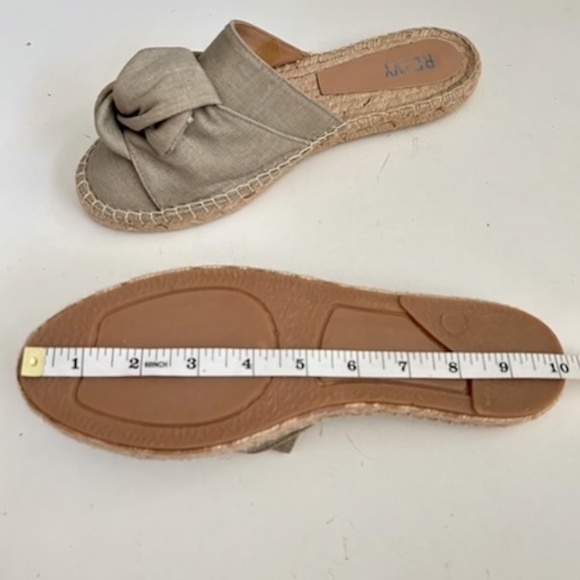 RENVY Linen Loafer Mule Slides Espadrille - Picture 7 of 10